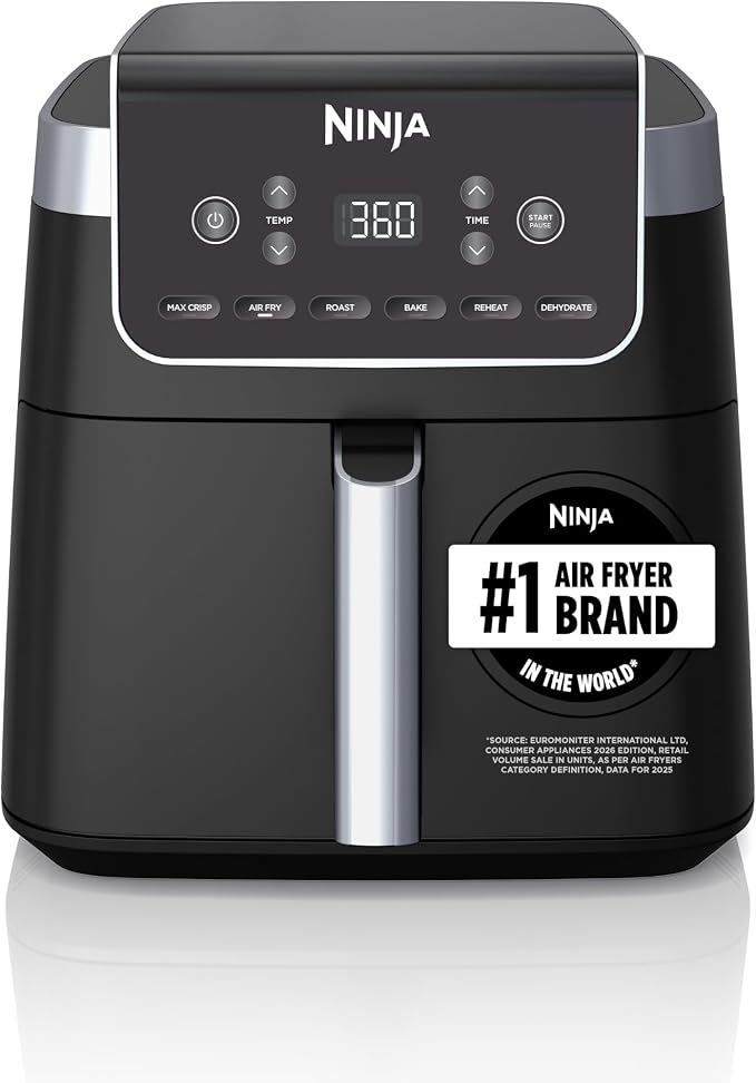 Ninja Air Fryer XL with MaxCrisp in grey