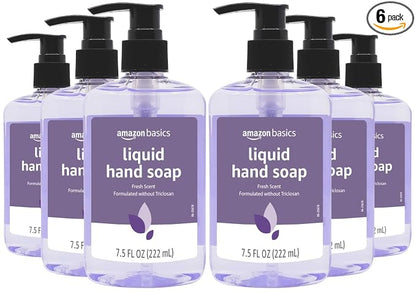 Amazon Basics Original Fresh liquid hand soap 6 pack