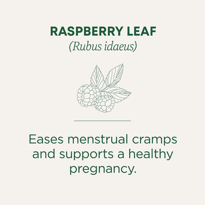 Herbal tea for menstrual cycle support box