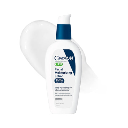 CeraVe oil-free nighttime face moisturizer