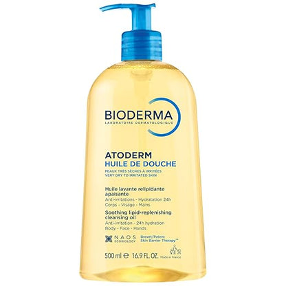 Bioderma Atoderm Shower Oil cleansing oil for dry skin
