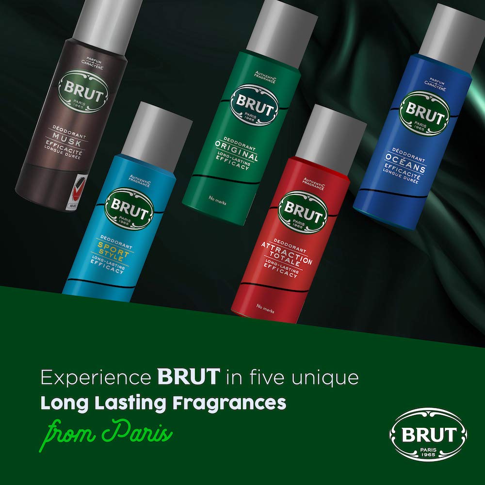 Visit the Brut Store — Original Deodorant Body Spray by Brut for Men - 6.7 oz Deodorant Spray