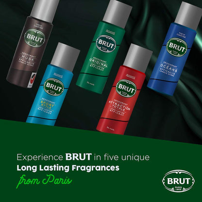 Visit the Brut Store — Original Deodorant Body Spray by Brut for Men - 6.7 oz Deodorant Spray