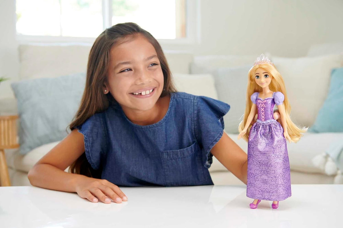 Posable Disney Tangled Rapunzel doll for play