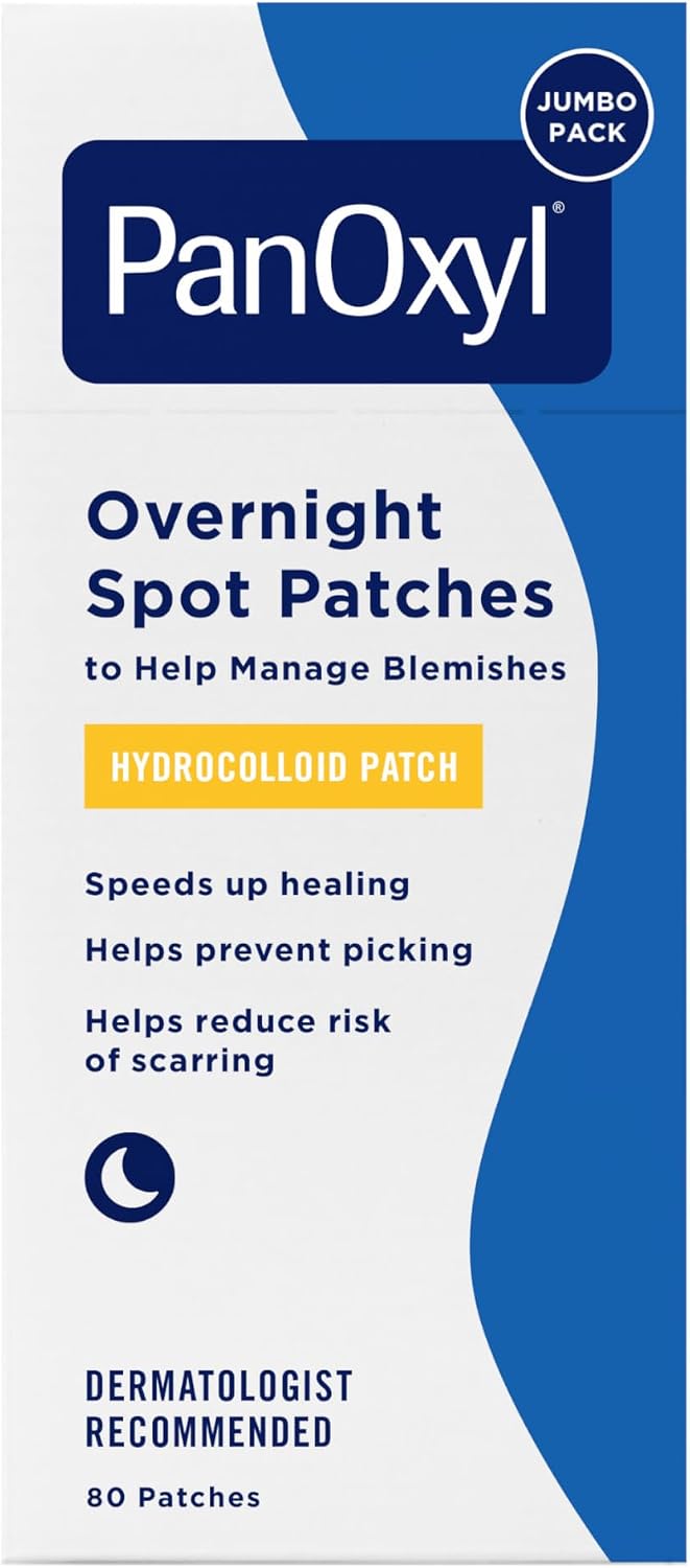 PanOxyl fragrance-free hydrocolloid spot patches