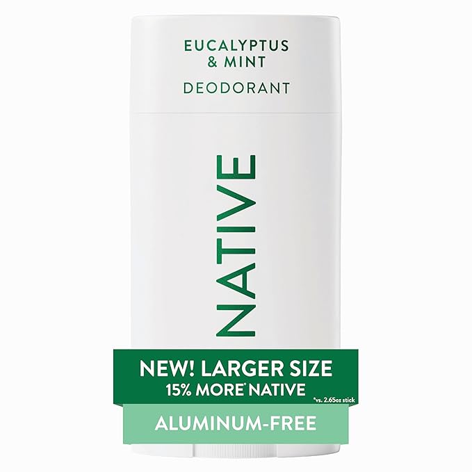 Native aluminum-free deodorant eucalyptus mint stick