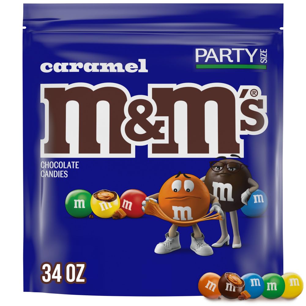 Party size M&M's Caramel chocolate candy bulk pack