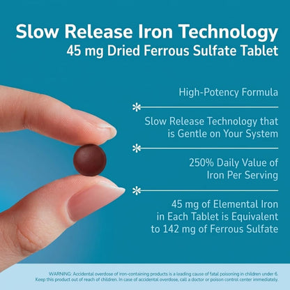 21st Century high potency iron supplement tablets