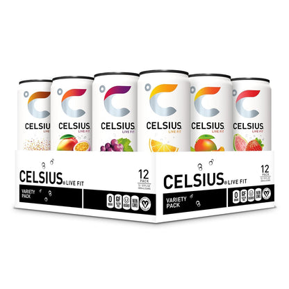CELSIUS official variety pack functional energy drinks