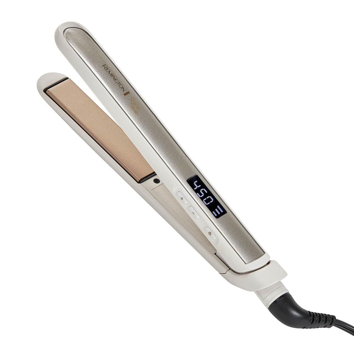 Remington flat iron with argan oil and keratin