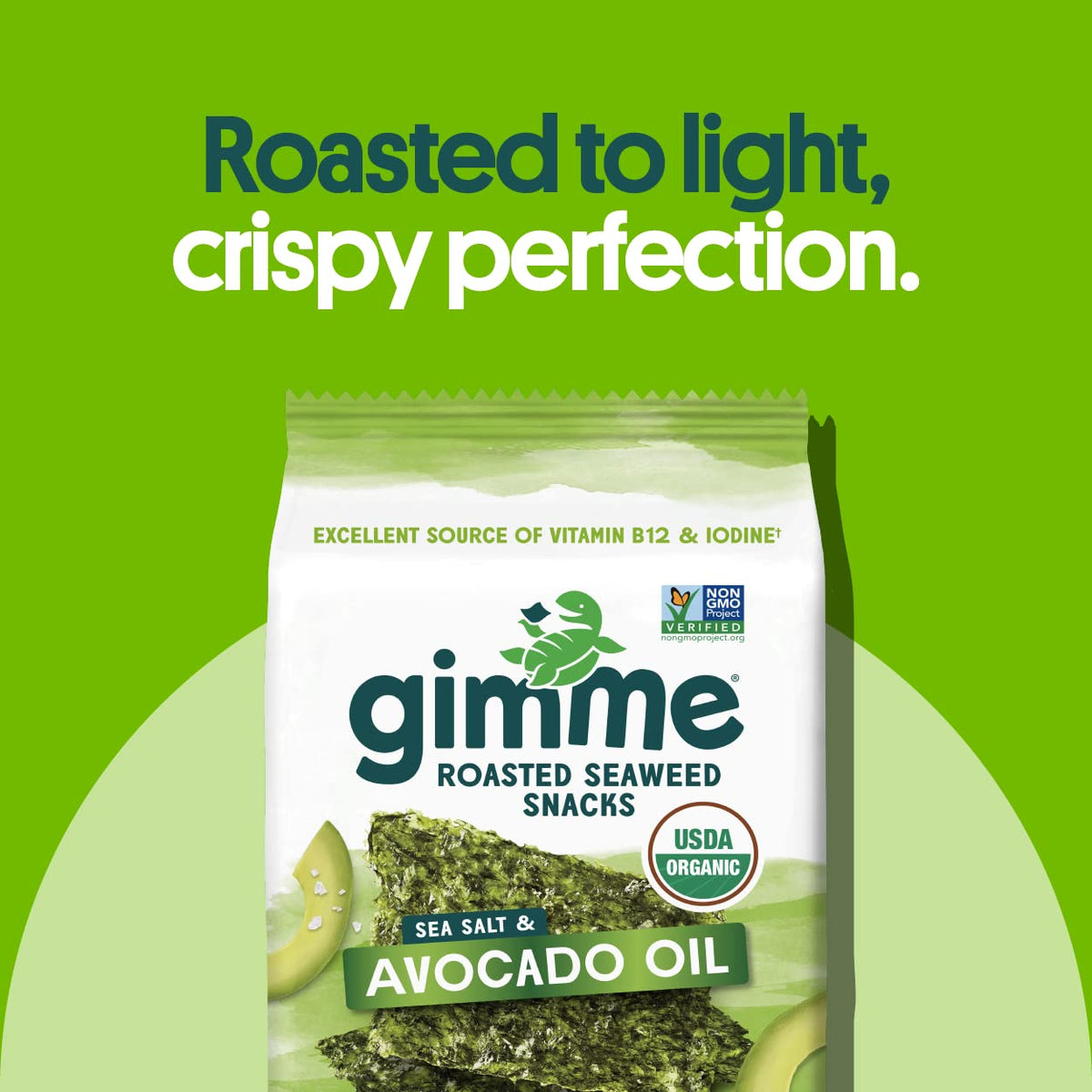 Six count seaweed snack packs in Avocado Sea Salt flavor