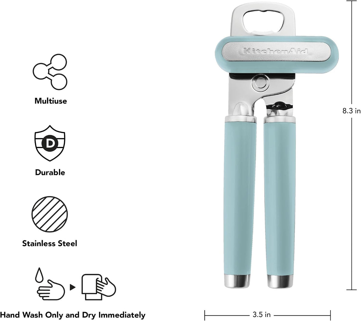 Ergonomic handles on KitchenAid multifunction opener