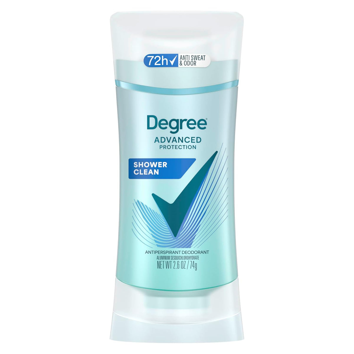 Degree Advanced Protection Shower Clean deodorant front view