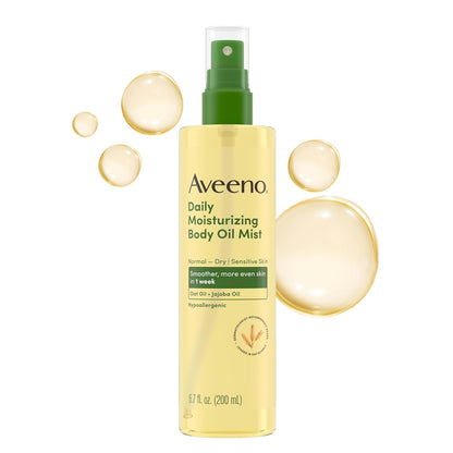 Aveeno body oil mist for dry sensitive skin