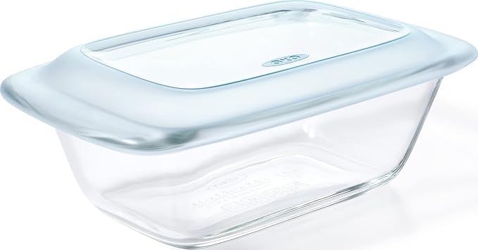 OXO Good Grips glass loaf pan with lid