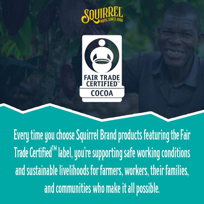 Dark chocolate coconut almonds in stand-up pouch