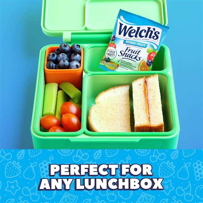 Soft chewy mixed fruit snacks by Welch's