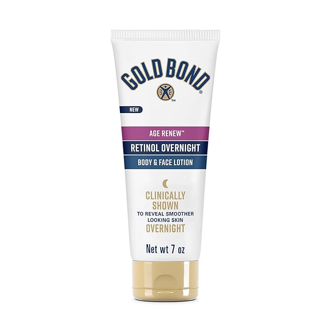 Gold Bond Age Renew retinol overnight face and body lotion 7 oz