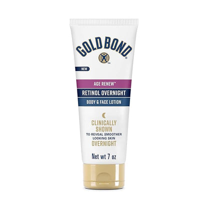 Gold Bond Age Renew retinol overnight face and body lotion 7 oz