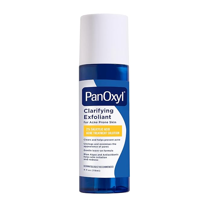 PanOxyl 2% salicylic acid BHA face exfoliant bottle
