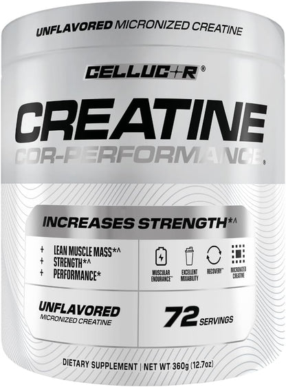 Cellucor creatine monohydrate supplement label