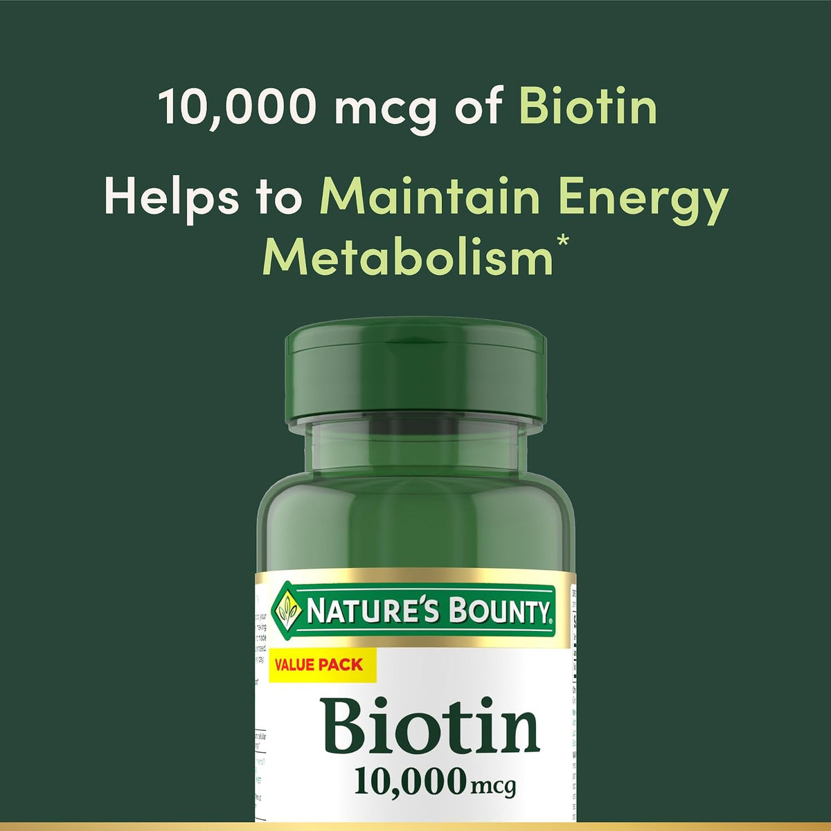 Nature's Bounty beauty supplement softgels for women and men