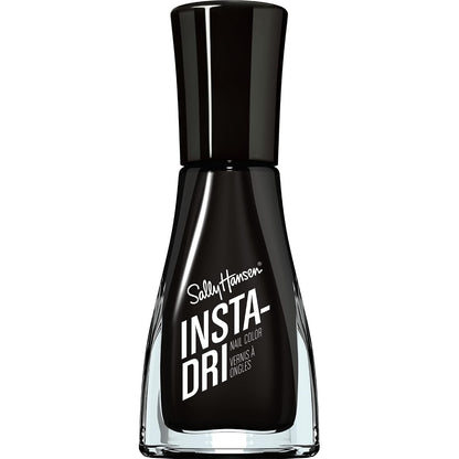 Sally Hansen Back to Black opaque black nail polish