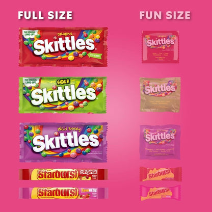 Skittles and Starburst bulk candy pack 37.05 oz