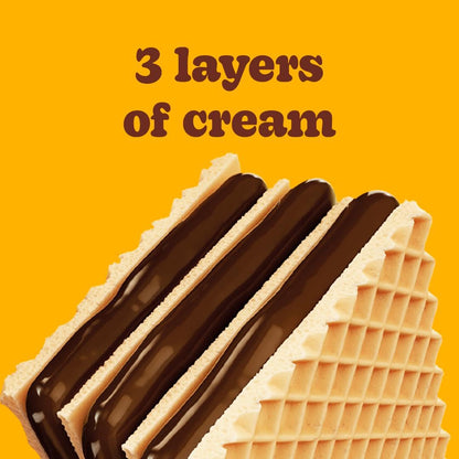 Bauducco crispy chocolate wafers for dessert