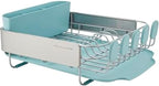 KitchenAid compact rust-resistant dish rack in Mineral Water