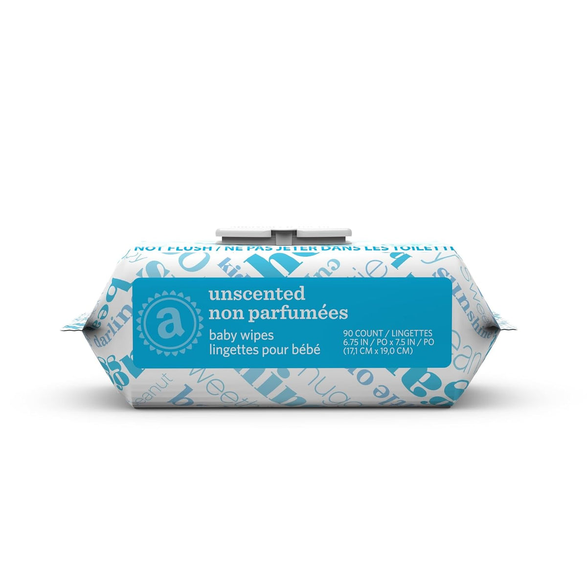 Unscented hypoallergenic baby wipes with aloe