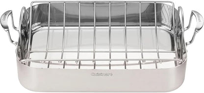 Cuisinart MultiClad Pro stainless roasting pan with rack