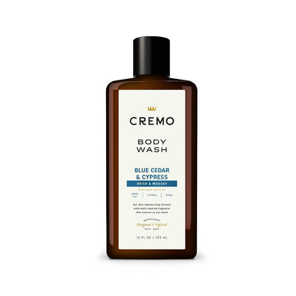 Cremo men’s moisturizing body wash bottle