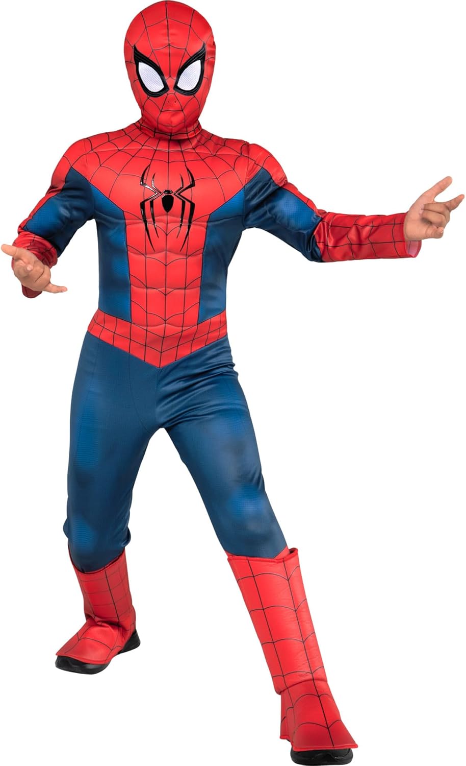 Official MARVEL Spider-Man costume with fabric mask for kids