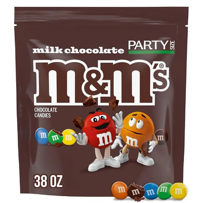 M&M's milk chocolate candy bulk 38 oz bag