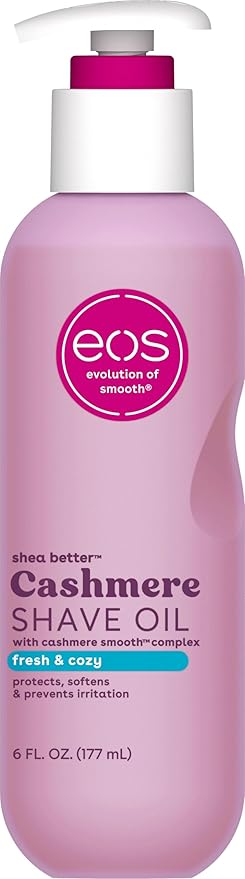 eos Cashmere Shave Oil Fresh and Cozy 6 fl oz bottle