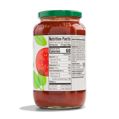 365 organic pasta sauce for pantry meals