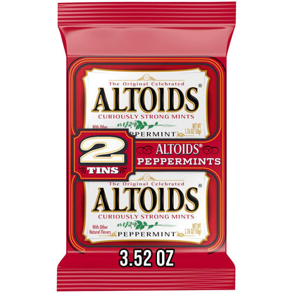 Altoids peppermint mints in classic metal tins