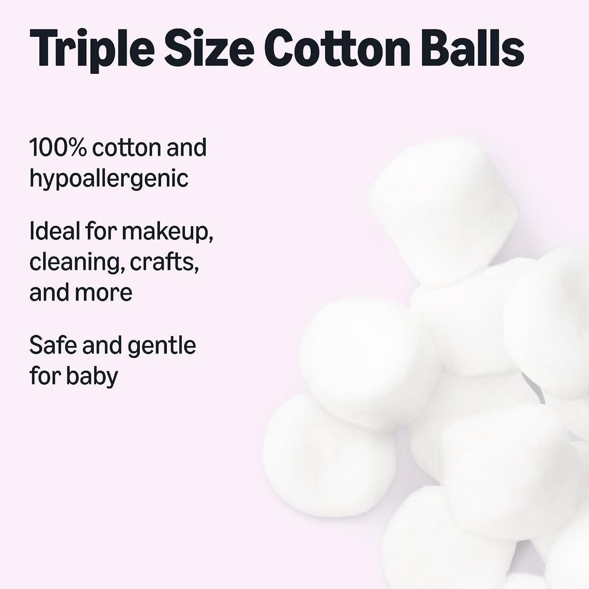 Amazon Basics makeup removal cotton balls