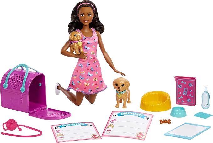 Barbie mermaid doll with sculpted tail and accessory
