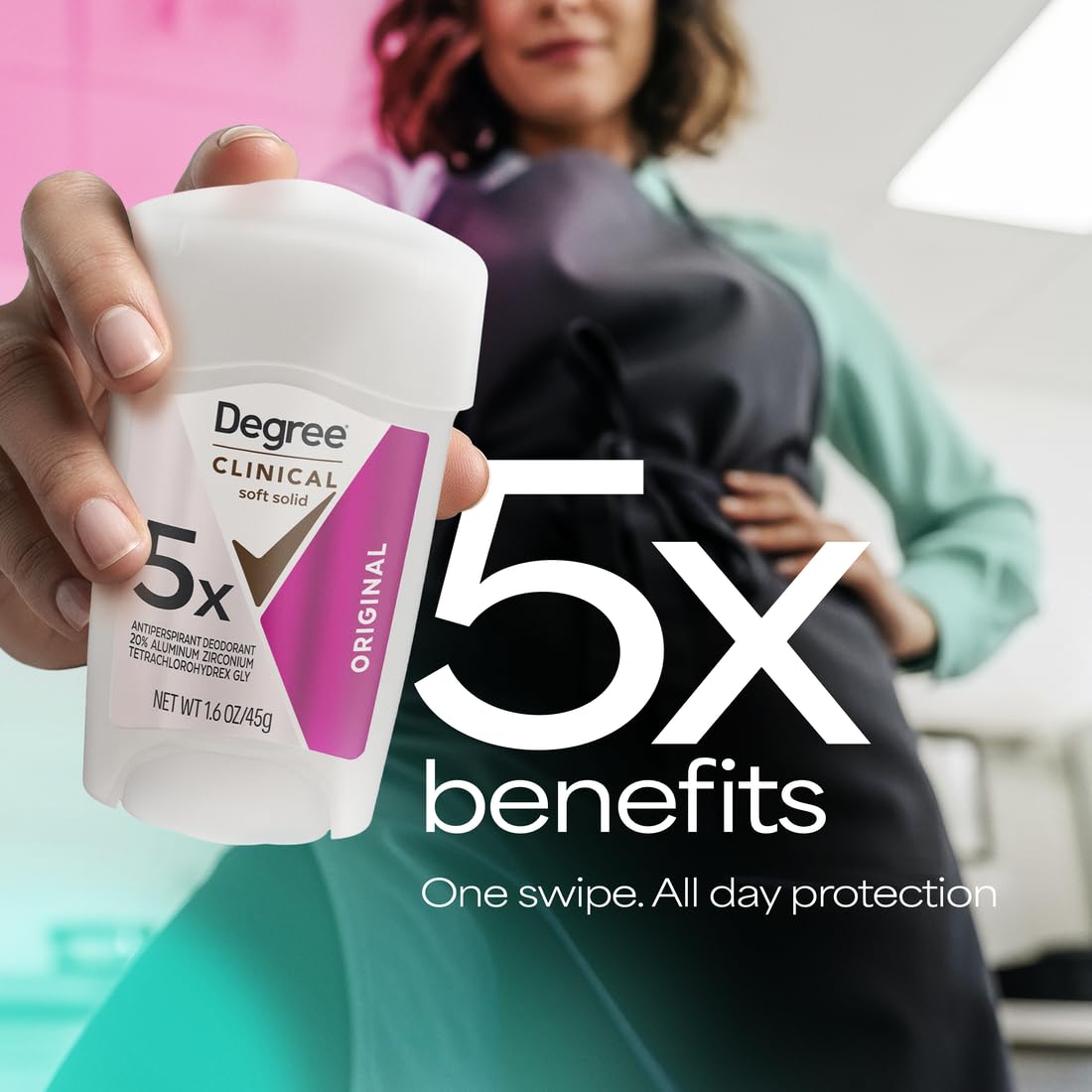 Compact Degree Clinical antiperspirant deodorant stick