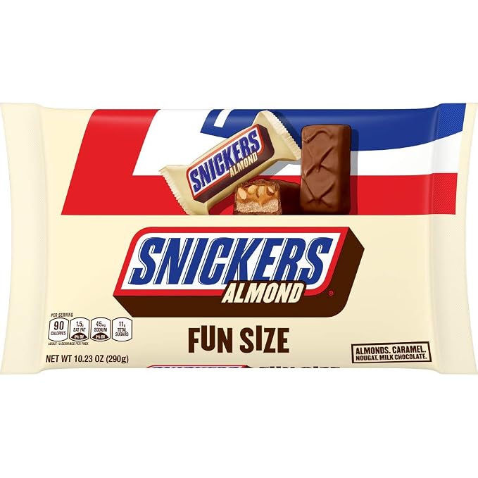 SNICKERS Almond Fun Size Chocolate Bars 10.23 oz bag