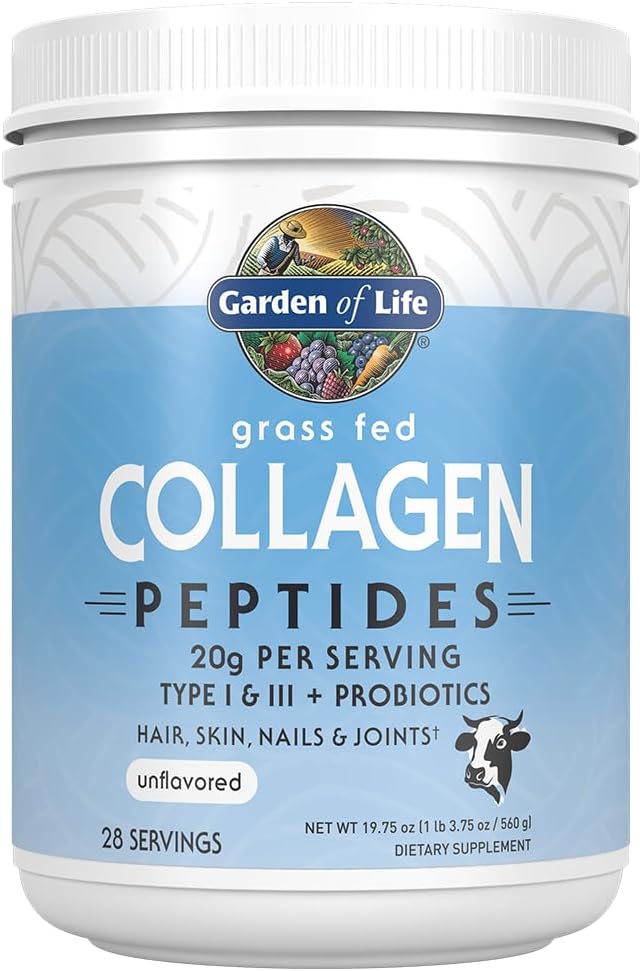 Unflavored collagen peptides powder 28 servings