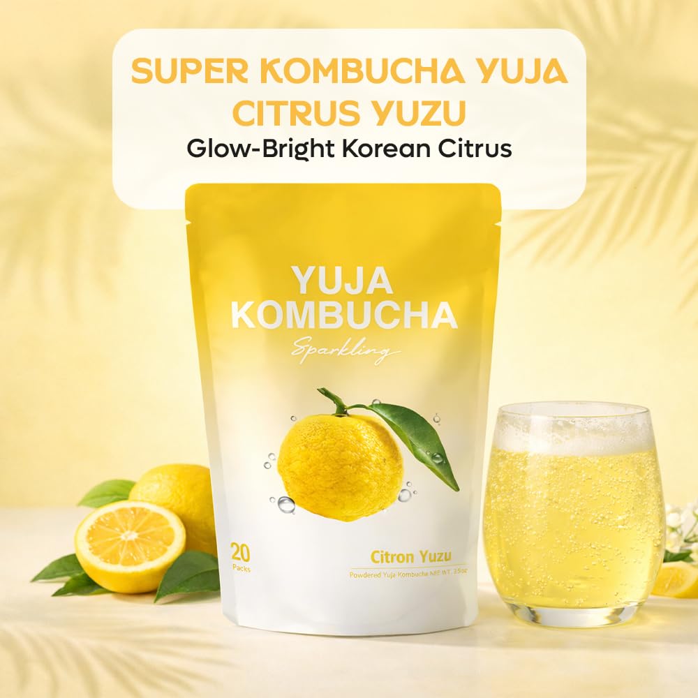 Kombucha Powder Packets Unisex Schisandra Berry Sparkling Drink Mix