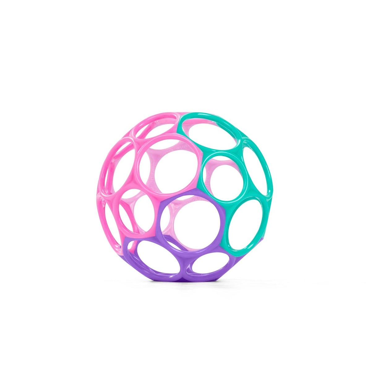 Easy-grasp Oball rattles for newborn and up