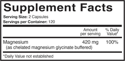Qunol Magnesium Extra Strength 420mg, Vegetarian & Gluten Free, 240 Capsules