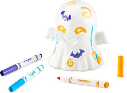 Colorable ghost décor glowing white