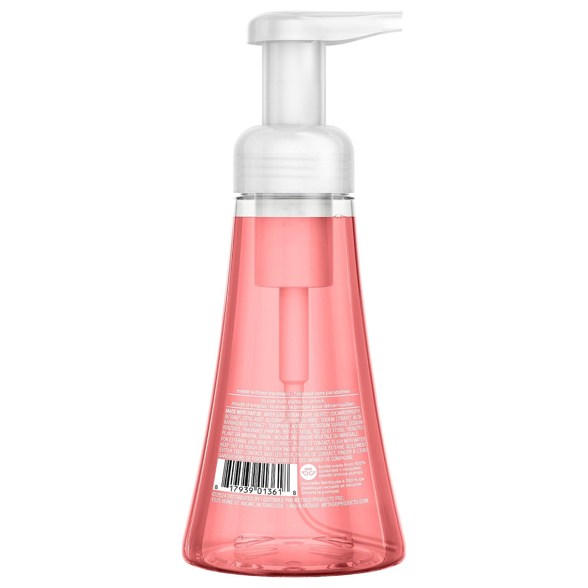 Pink grapefruit foaming hand wash 10 fl oz