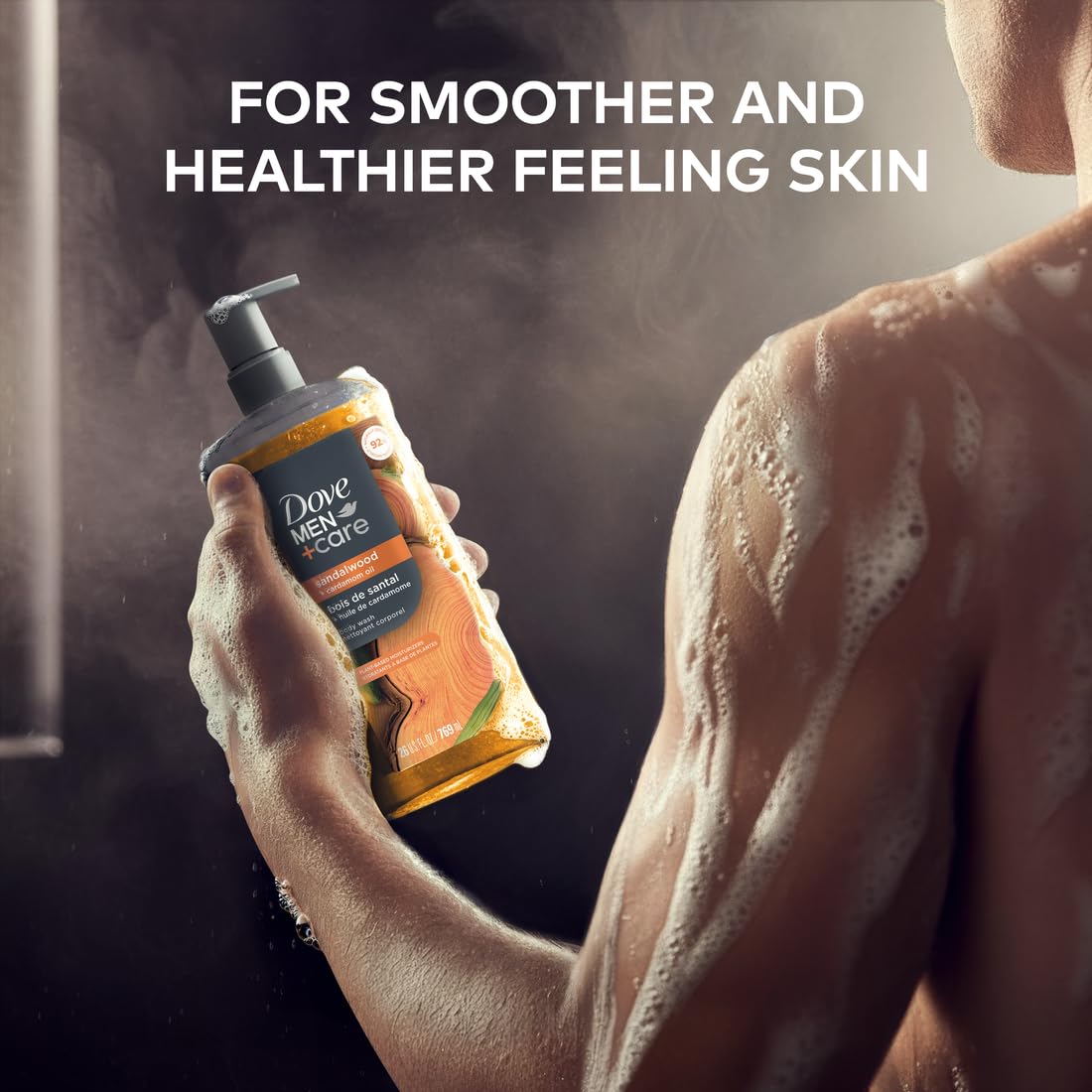 Dove Men body wash for smooth hydrated refreshed skin