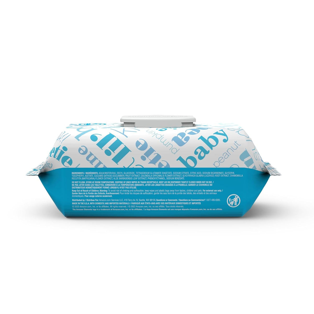 Alcohol-free baby wipes with Vitamin E